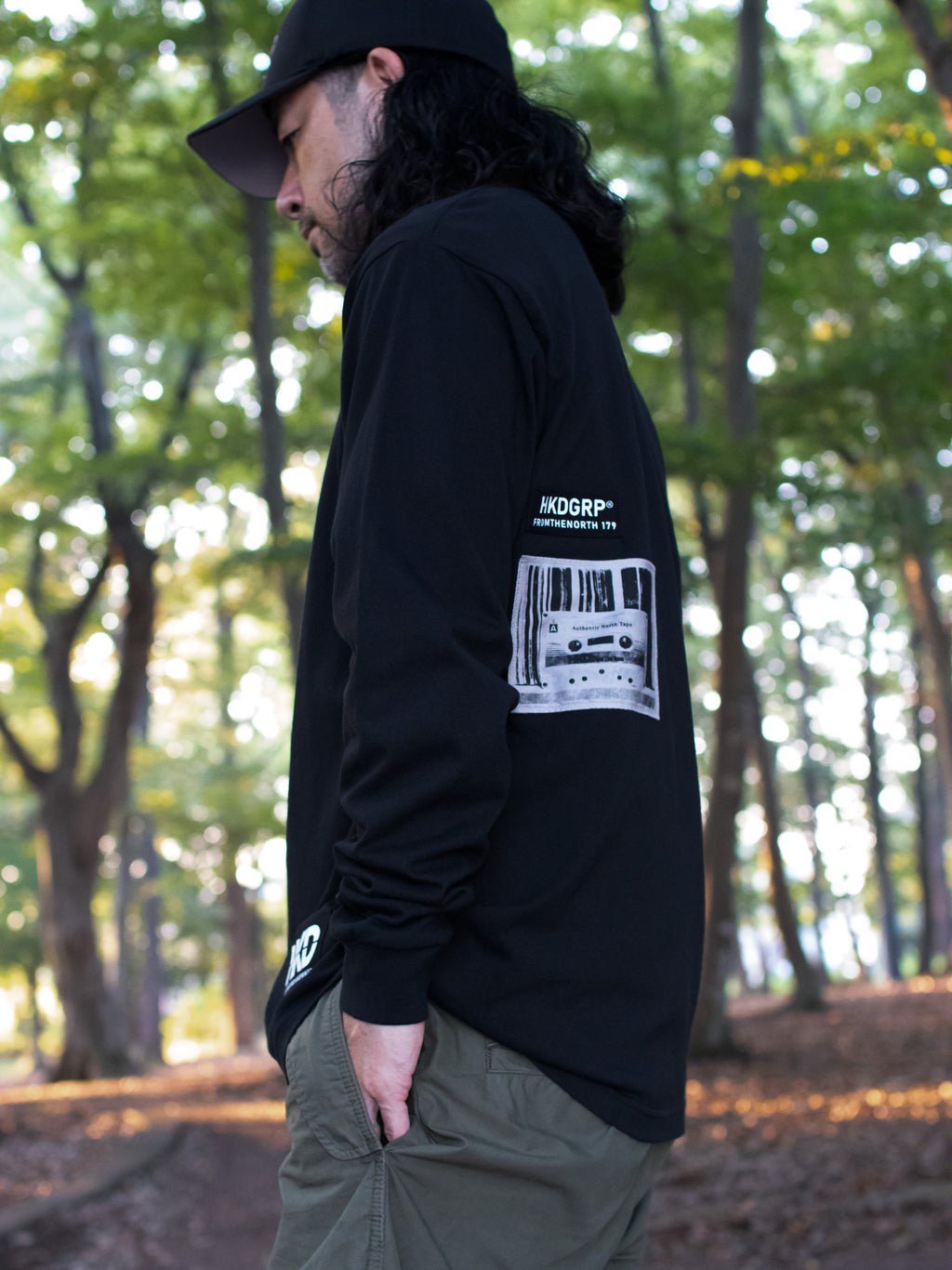 "MONO TAPE " LONG SLEEVE TEE