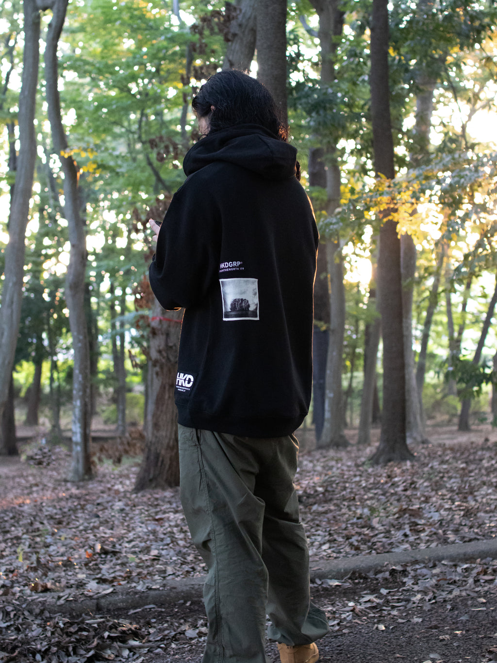 "MONO TREE " LIGHT HOODIE