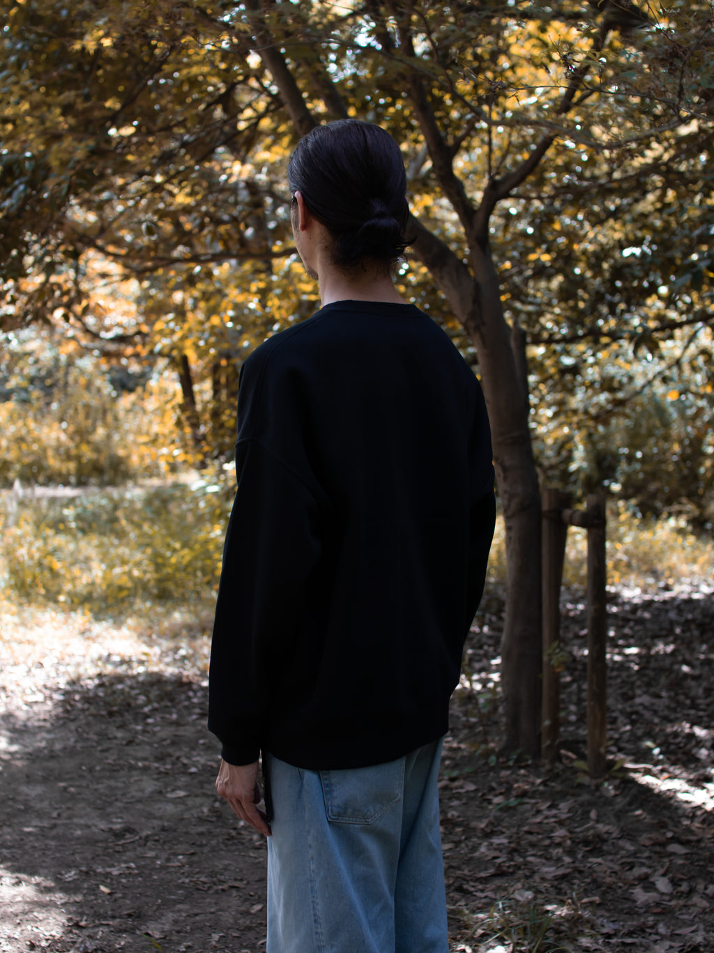 "ICE LIGHT" CREW SWEAT _Big Silhouette
