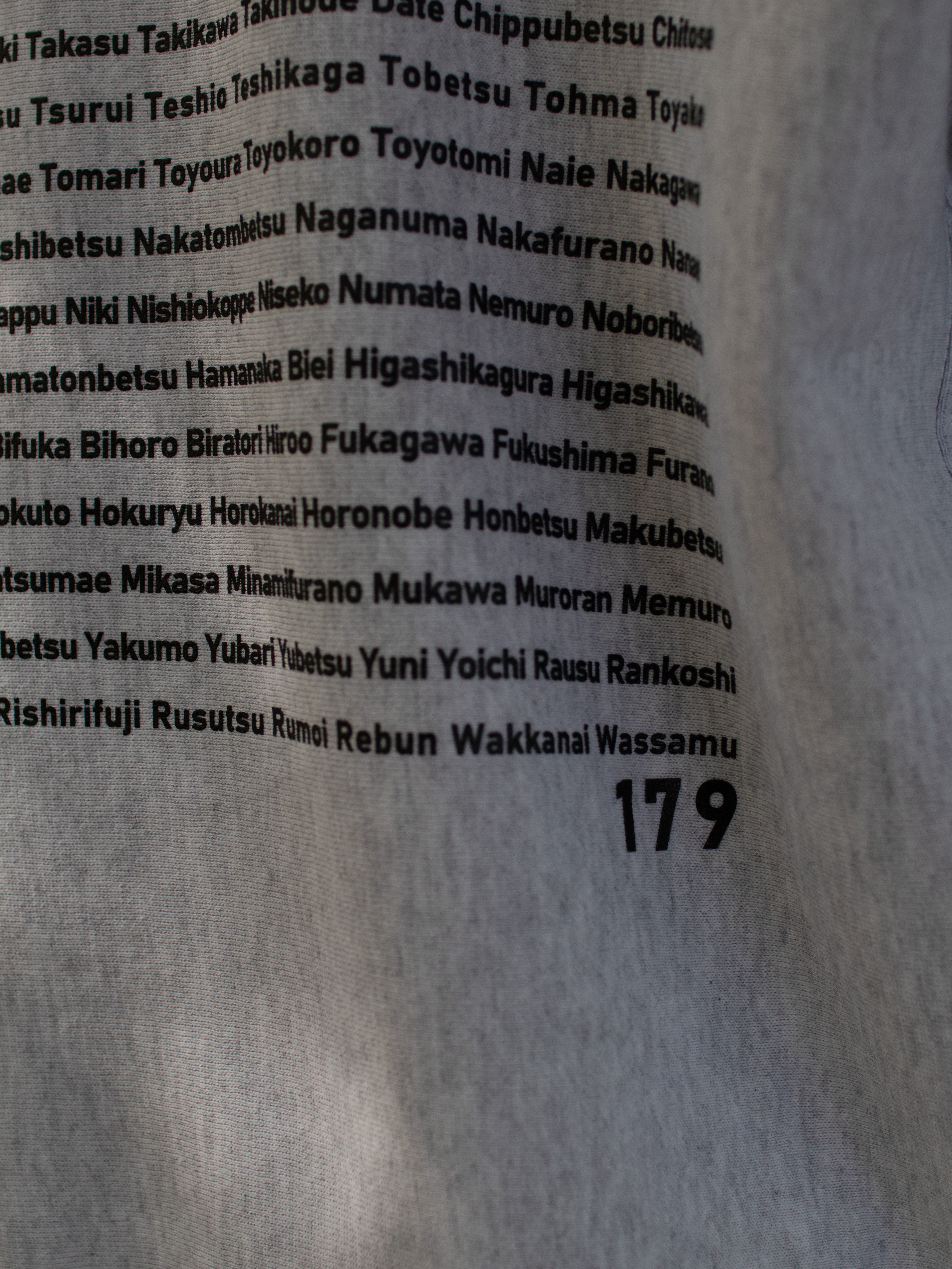 HOKKAIDO "179" CREW SWEAT