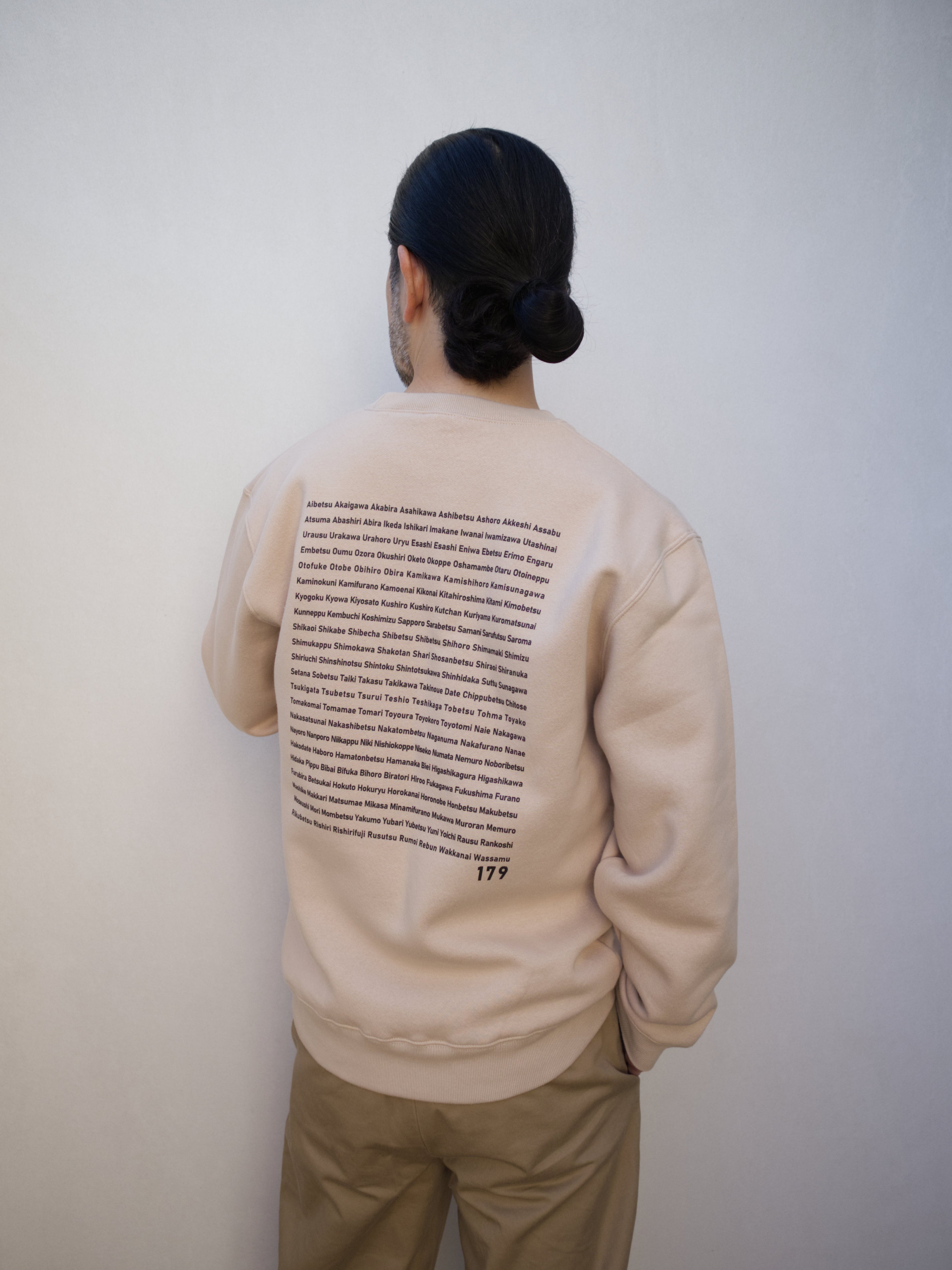 "179" HOKKAIDO CREW SWEAT