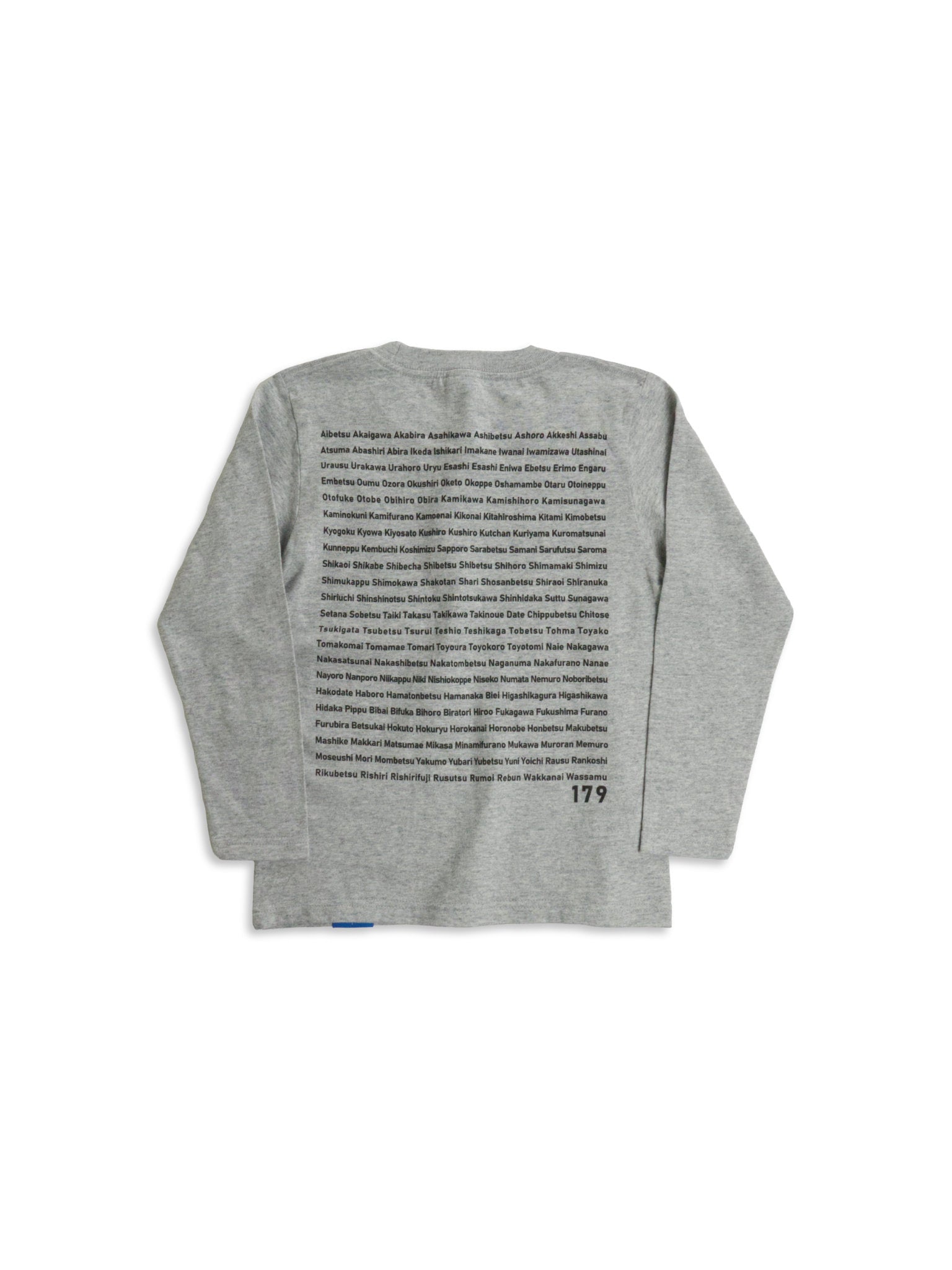 KIDS "179" HOKKAIDO LONG SLEEVE TEE - Mid 5.6oz