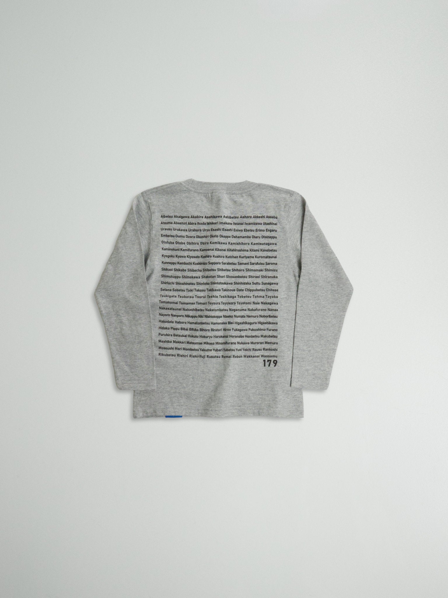 KIDS "179" HOKKAIDO LONG SLEEVE TEE - Mid 5.6oz