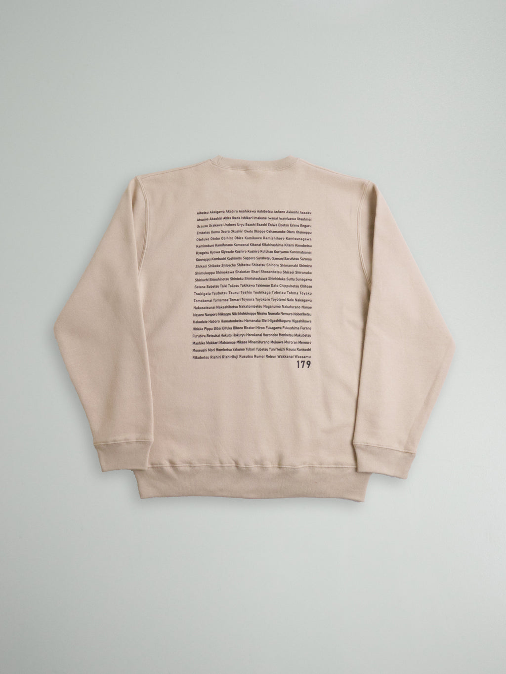 "179" HOKKAIDO CREW SWEAT