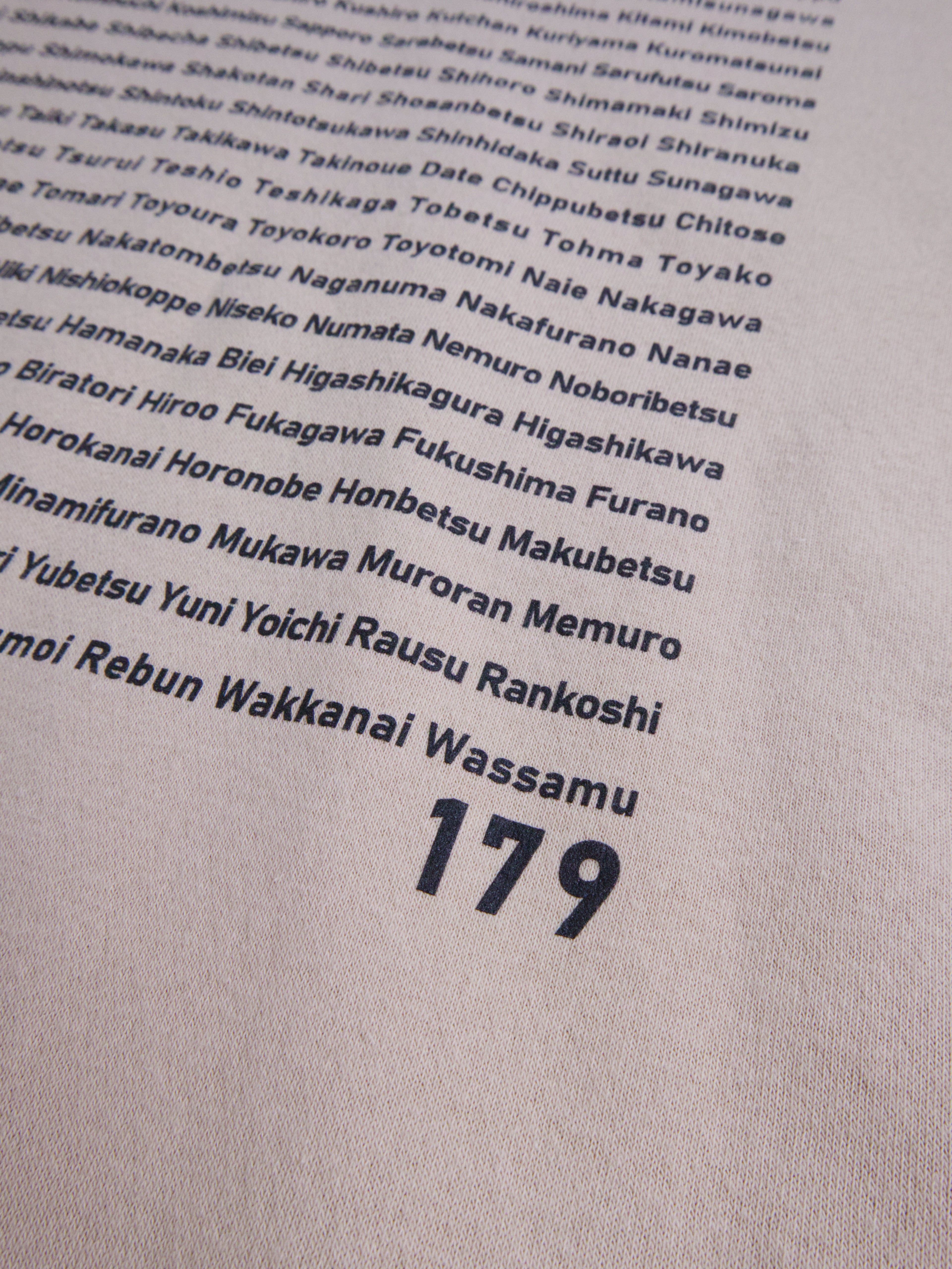 "179" HOKKAIDO CREW SWEAT