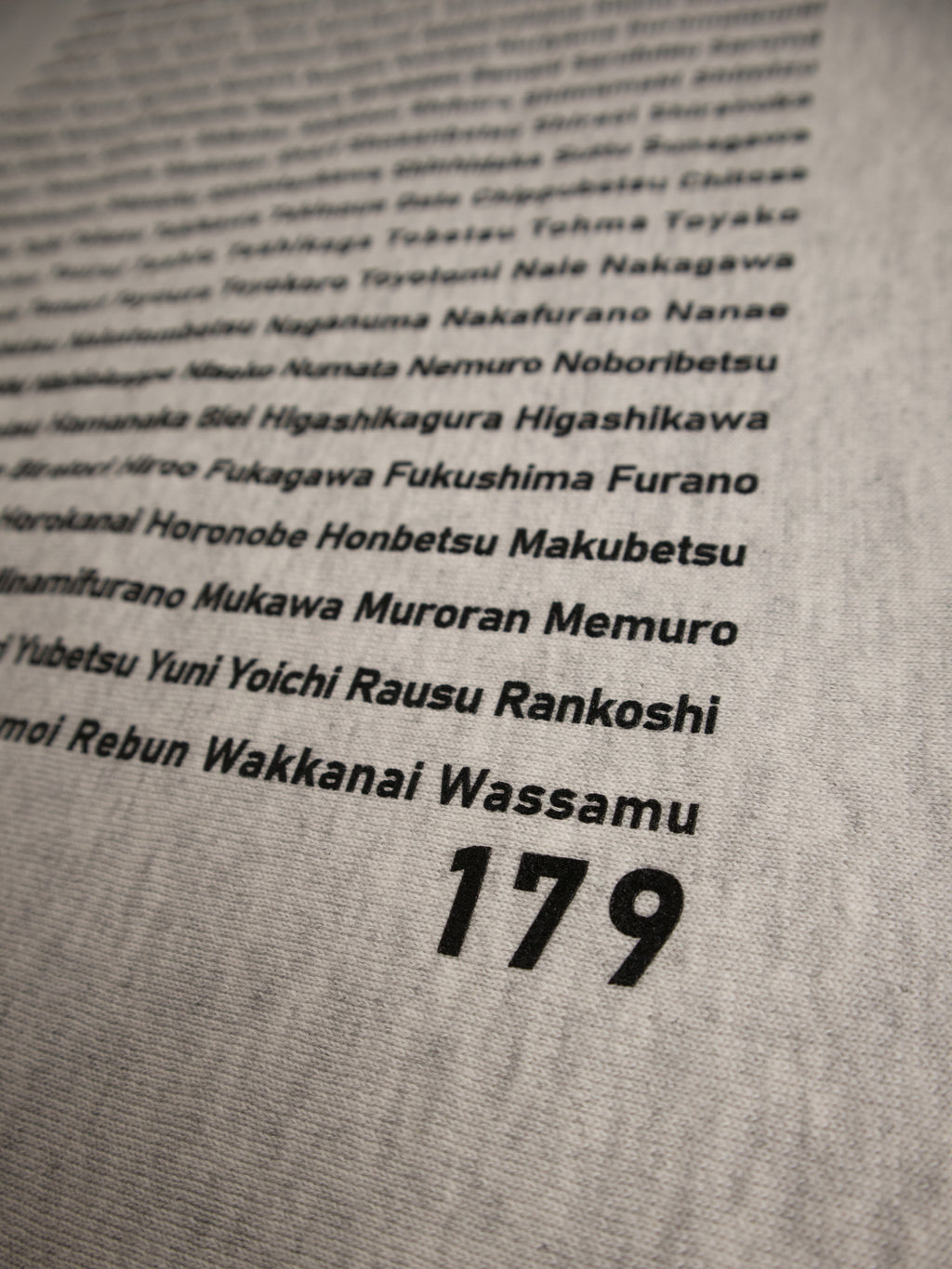 HOKKAIDO "179" CREW SWEAT