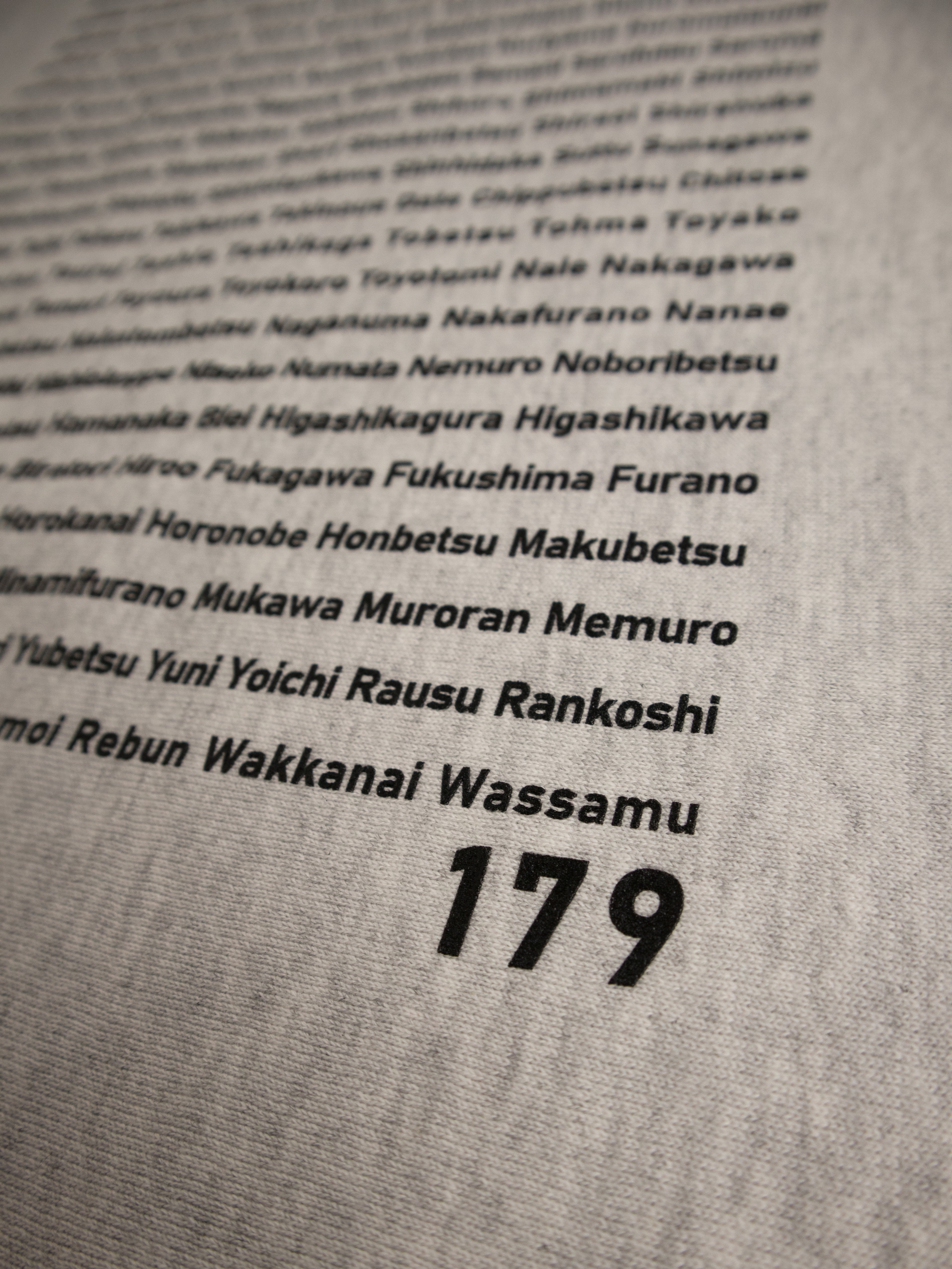 HOKKAIDO "179" CREW SWEAT
