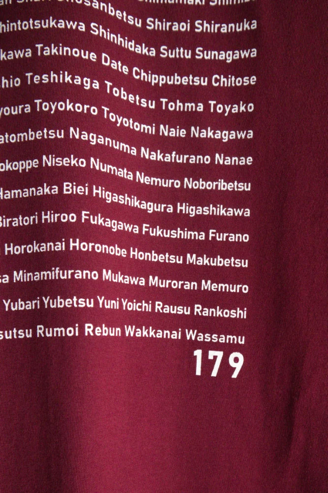 8月限定 "179" HOKKAIDO TEE