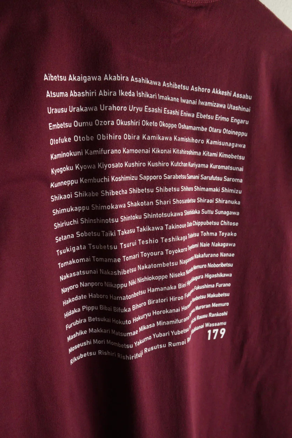 8月限定 "179" HOKKAIDO TEE