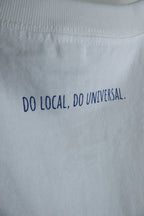 "DO LOCAL DO UNIVERSAL" TEE