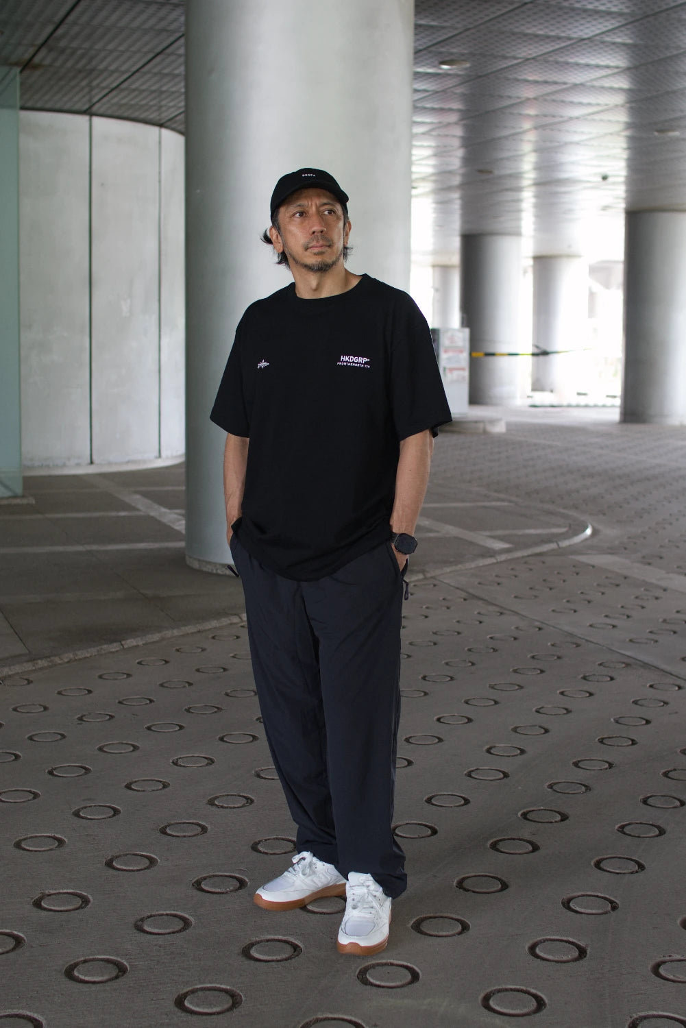 DOUBLE BRAND LOGO TEE