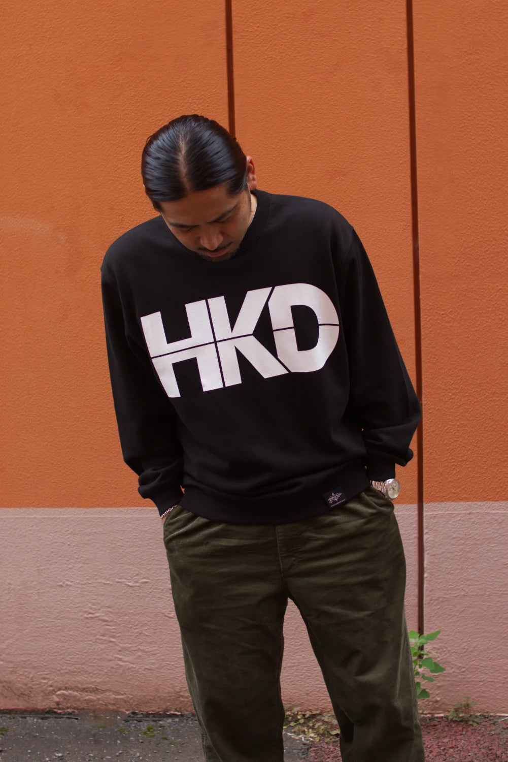 "HKD" CREW SWEAT