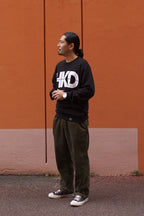 "HKD" CREW SWEAT
