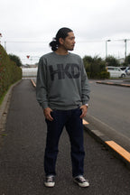 "HKD" CREW SWEAT