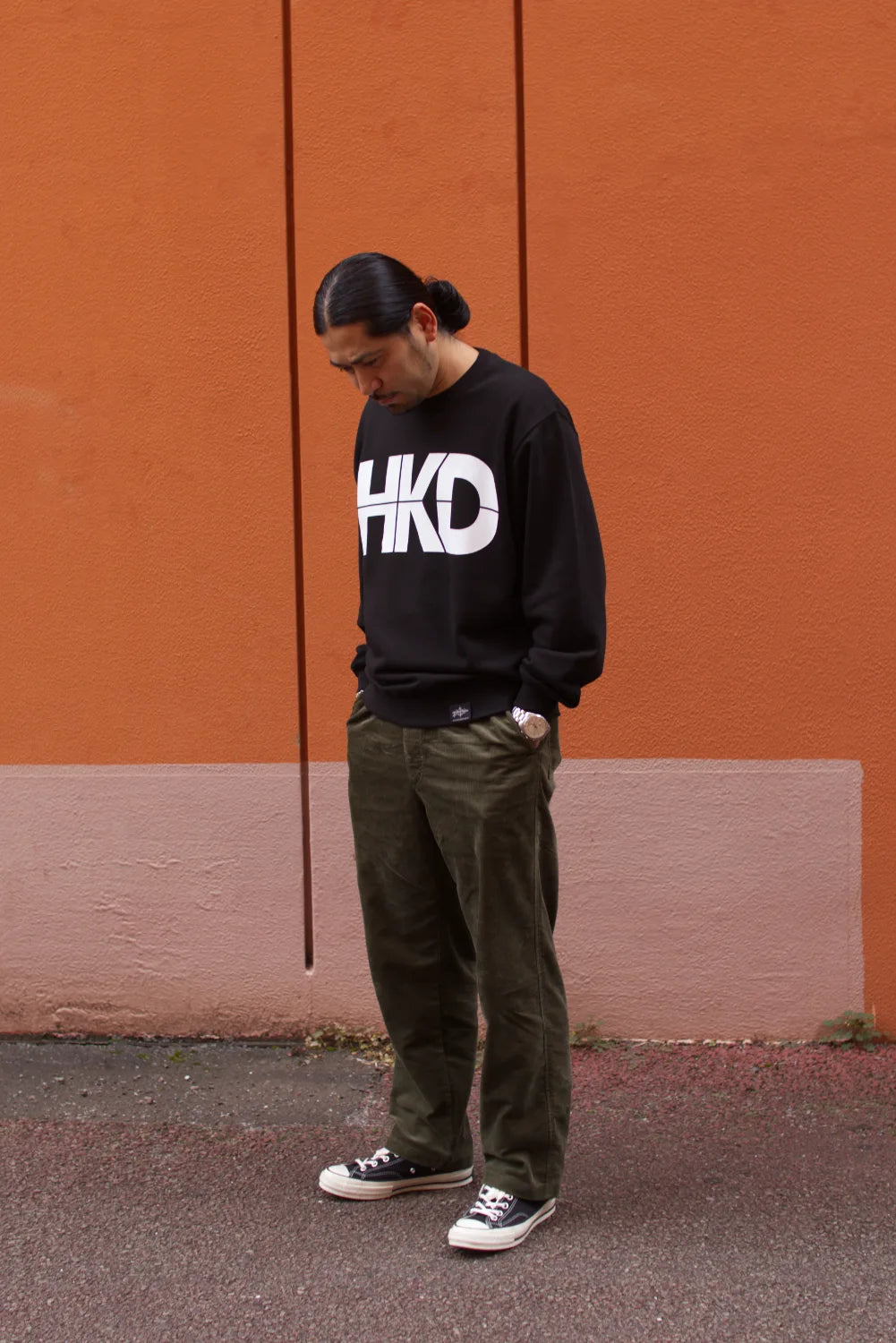 "HKD" CREW SWEAT