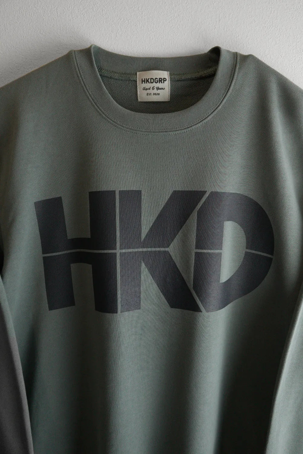 "HKD" CREW SWEAT