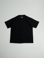 HKD Receipt Tシャツ ブラック フロント 平置き 首元アップ