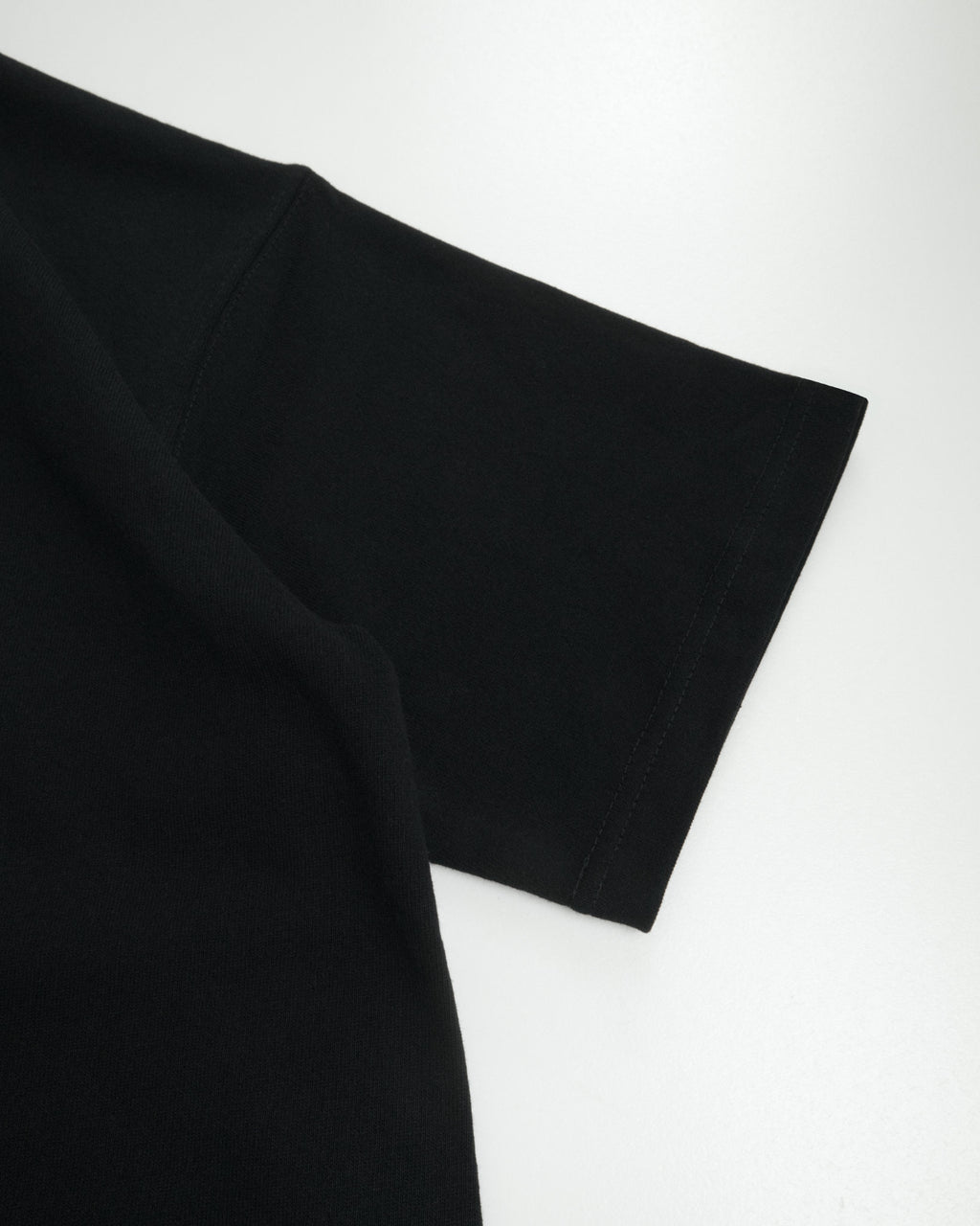 HKD Receipt Tシャツ ブラック 袖 生地感 ディテール