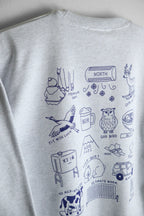 "WINTER CLUB" CREW SWEAT
