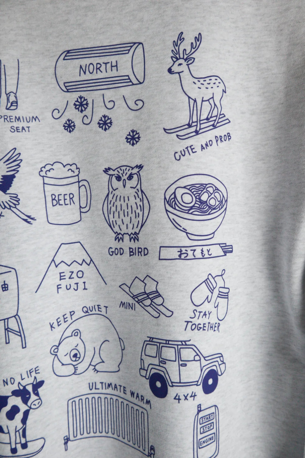 "WINTER CLUB" CREW SWEAT