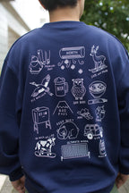 "WINTER CLUB" CREW SWEAT