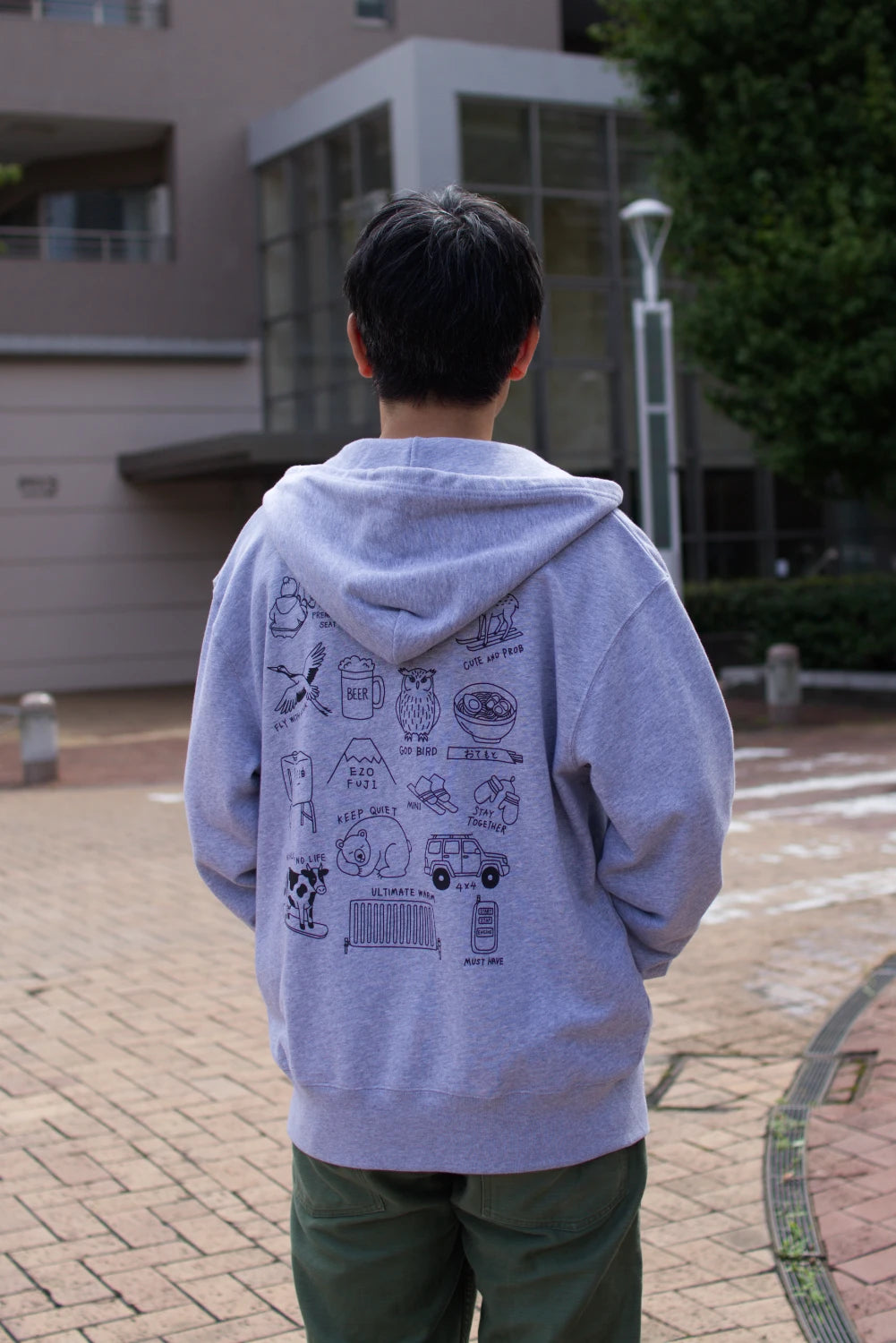 "WINTER CLUB" FULL ZIP HOODIE