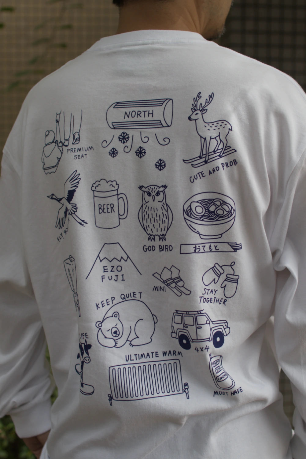 "WINTER CLUB" LONG SLEEVE TEE