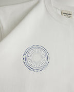 ICE LIGHT Tシャツ ホワイト フロント 平置き HKDGRPロゴ・円形ロゴ