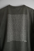 9月限定 "179" HOKKAIDO LONG SLEEVE TEE - Gray Wash