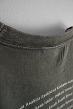 9月限定 "179" HOKKAIDO LONG SLEEVE TEE - Gray Wash