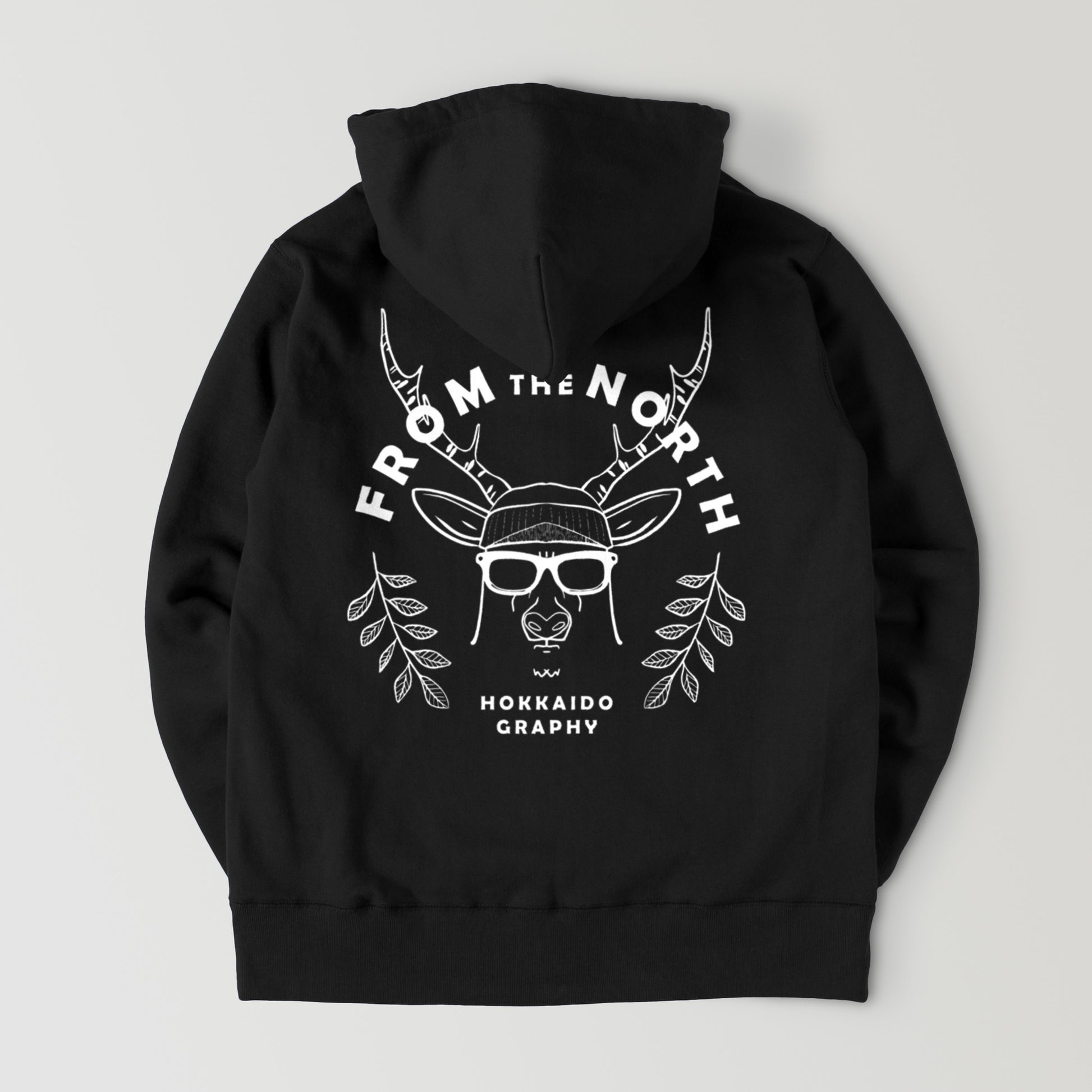 Unisex Ezo Deer Full Zip Hoodie_2