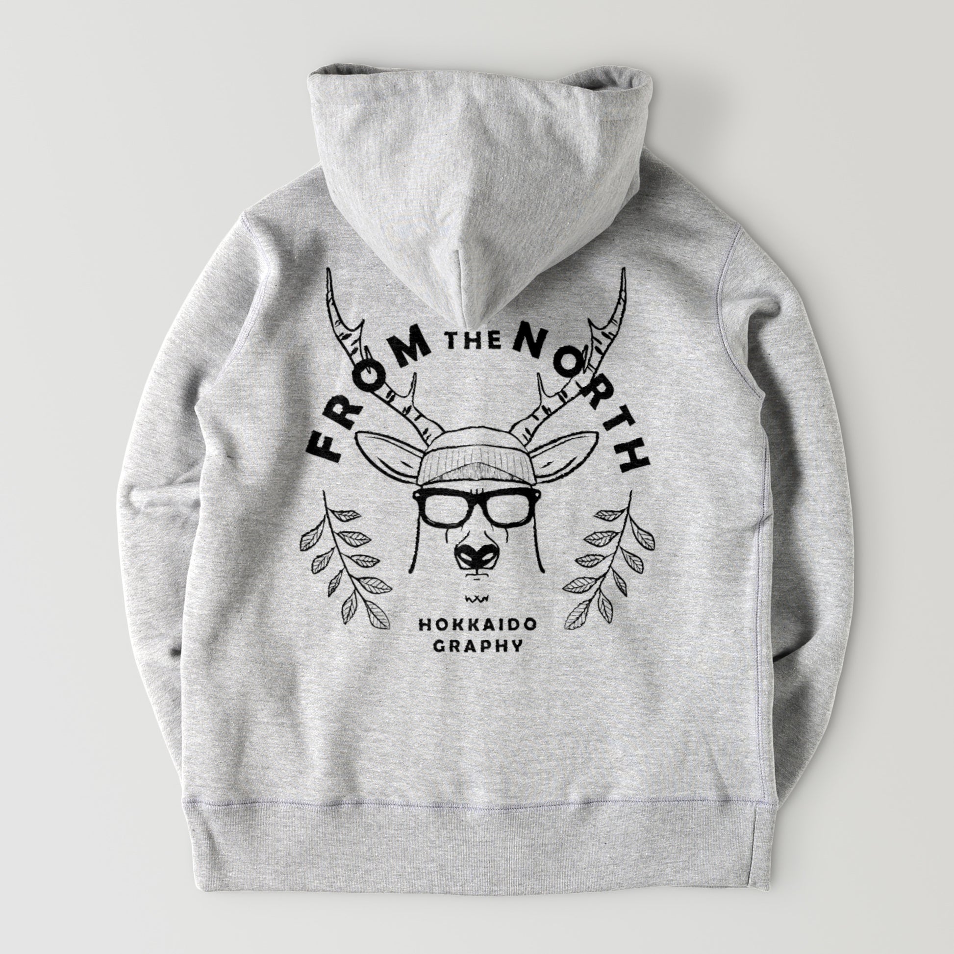 Unisex Ezo Deer Full Zip Hoodie_2